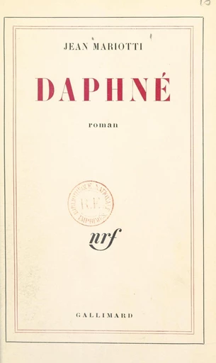 Daphné - Jean Mariotti - FeniXX réédition numérique