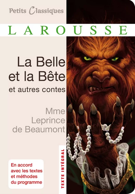 La belle et la bête et autres contes - Jeanne-Marie Leprince De Beaumont - Larousse