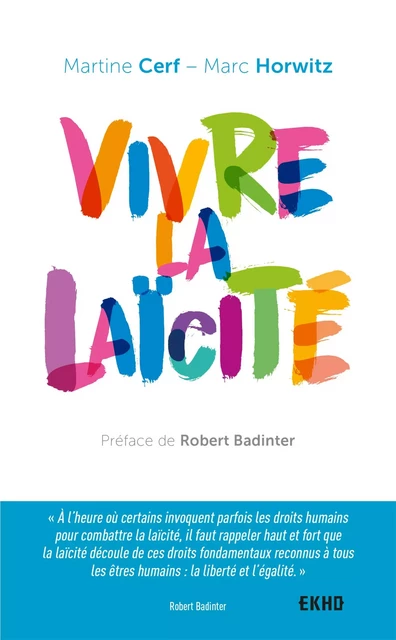 Vivre la laïcité - Martine Cerf, Marc Horwitz - Dunod