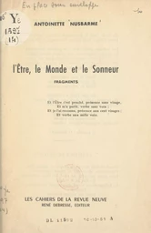 L'Être, le monde et le sonneur