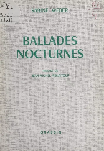 Ballades nocturnes - Sabine Weber - FeniXX réédition numérique