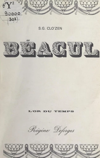 Béacul - S. G. Clo'Zen - FeniXX réédition numérique