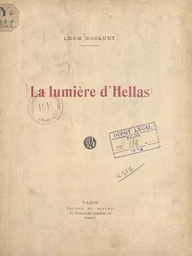 La lumière d'Hellas