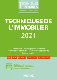 Techniques de l'immobilier 2021