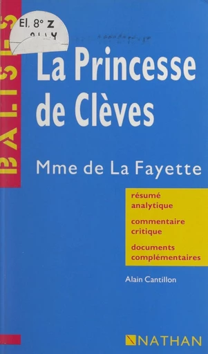 La princesse de Clèves - Alain Cantillon - FeniXX réédition numérique