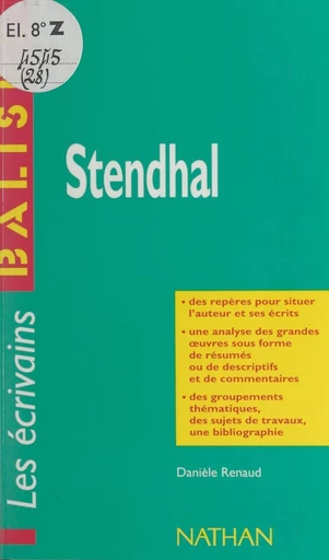 Stendhal - Danièle Renaud - FeniXX réédition numérique