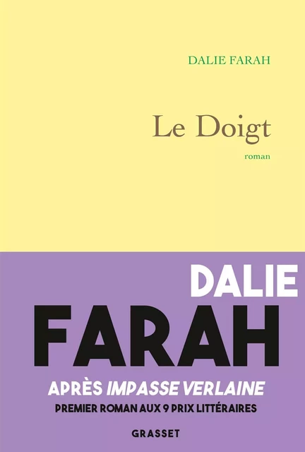 Le doigt - Dalie Farah - Grasset