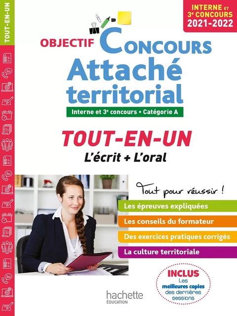 Objectif Concours 2022-2023 Attaché territorial (concours interne) - Gwénaël Gonnin - Hachette Éducation