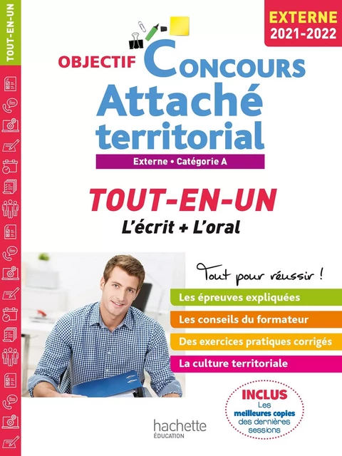 Objectif Concours 2022-2023 Attaché territorial (concours externe) - Gwénaël Gonnin - Hachette Éducation