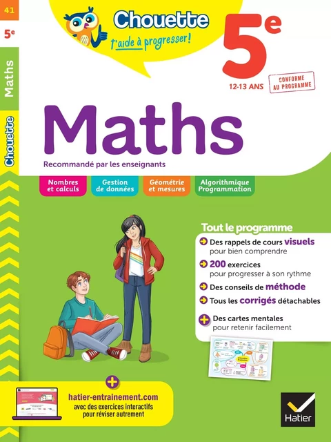 Chouette - Maths 5e - Gérard Bonnefond, Daniel Daviaud, Bernard Revranche - Hatier