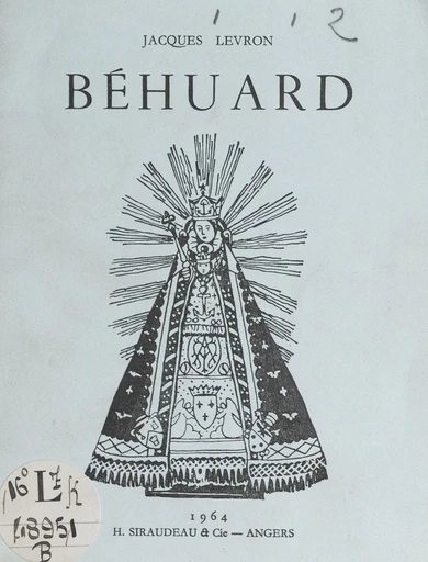 Béhuard - Jacques Levron - FeniXX réédition numérique