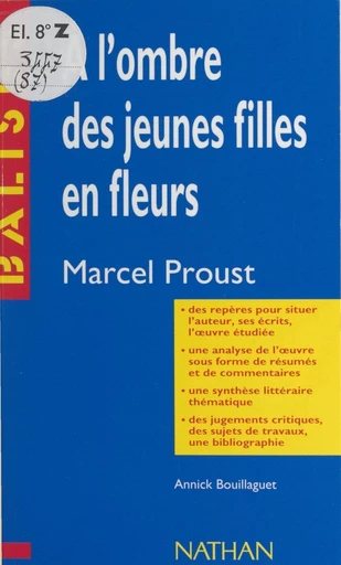 À l'ombre des jeunes filles en fleurs - Annick Bouillaguet - FeniXX réédition numérique