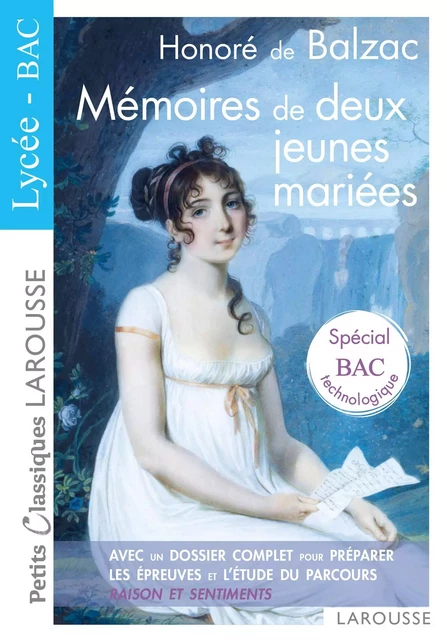 Mémoires de deux jeunes  mariées - BAC - Honoré de Balzac - Larousse