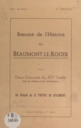 Résumé de l'histoire de Beaumont-le-Roger