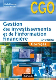 Gestion des investissements et de l'information financière - 10e éd