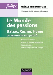 Le monde des passions prépas scientifiques programme 2015-2016