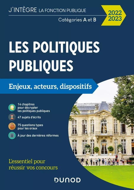 Les politiques publiques 2022-2023 - Patrick Horusitzky - Dunod