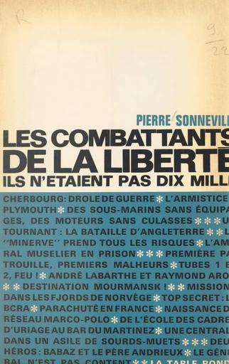 Les combattants de la liberté - Pierre Sonneville - FeniXX réédition numérique