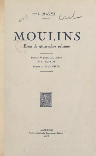 Moulins - E. Mauve - FeniXX rédition numérique