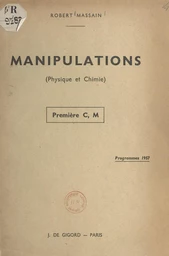 Cahier de manipulations (physique et chimie)