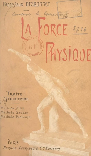 La force physique - Edmond Desbonnet - FeniXX réédition numérique