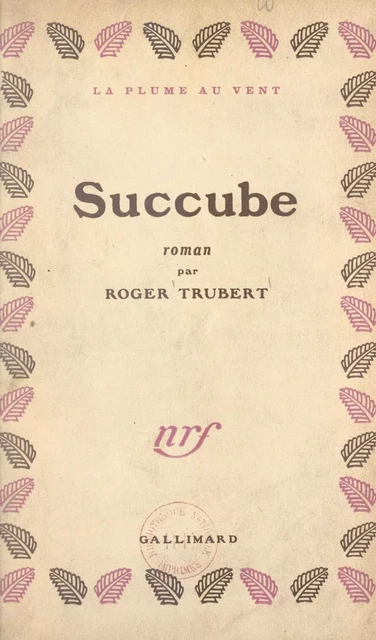 Succube - Roger Trubert - FeniXX réédition numérique