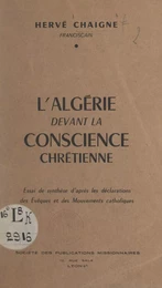 L'Algérie devant la conscience chrétienne