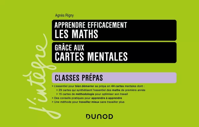 Apprendre efficacement les maths - Agnès Rigny - Dunod