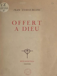 Offert à Dieu