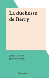 La duchesse de Berry