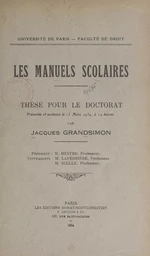 Les manuels scolaires