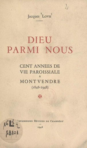 Dieu parmi nous - Jacques Lovie - FeniXX réédition numérique