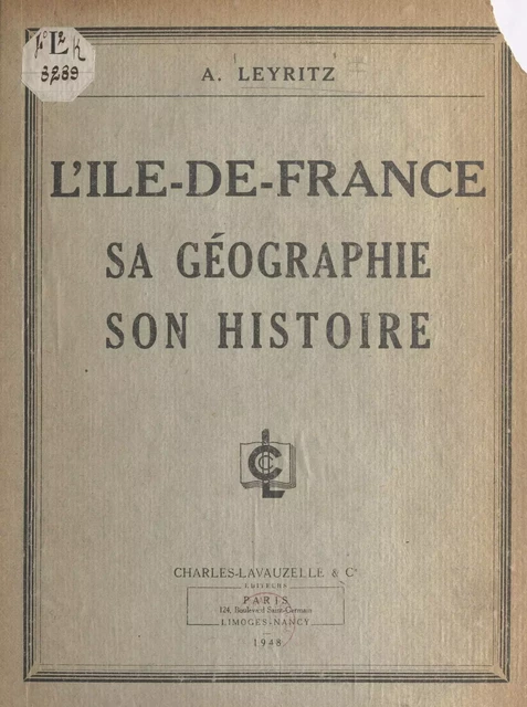 L'Île-de-France - Armand Leyritz - FeniXX réédition numérique