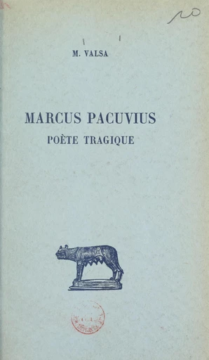 Marcus Pacuvius - Mímīs Valsa - FeniXX réédition numérique