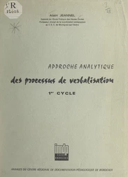 Étude expérimentale des processus de verbalisation écrite de l'information visuelle dans une classe du premier cycle de l'enseignement secondaire