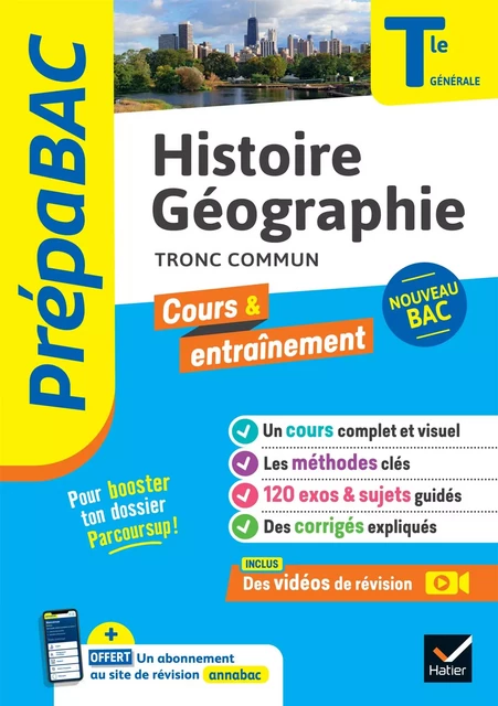 Prépabac - Histoire-Géographie Tle générale - Bac 2025 - David Bédouret, Jérôme Calauzènes, Christophe Clavel, Cécile Gaillard, Grégoire Gueilhers, Jean-Philippe Renaud - Hatier