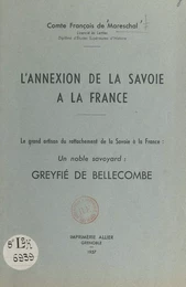 L'annexion de la Savoie à la France