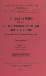 La Cour suprême et la représentation politique aux États-Unis