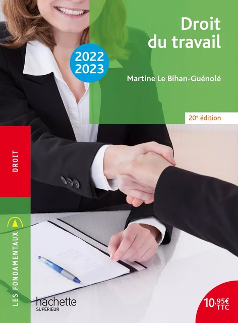 Fondamentaux  - Droit du travail 2022-2023 - Ebook epub - Martine Le Bihan-Guénolé - Hachette Éducation