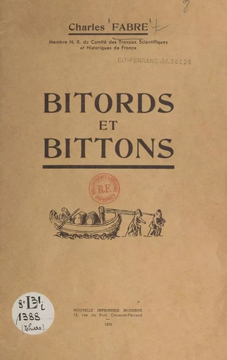 Bitords et Bittons - Charles Fabre - FeniXX réédition numérique