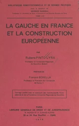 La gauche en France et la construction européenne