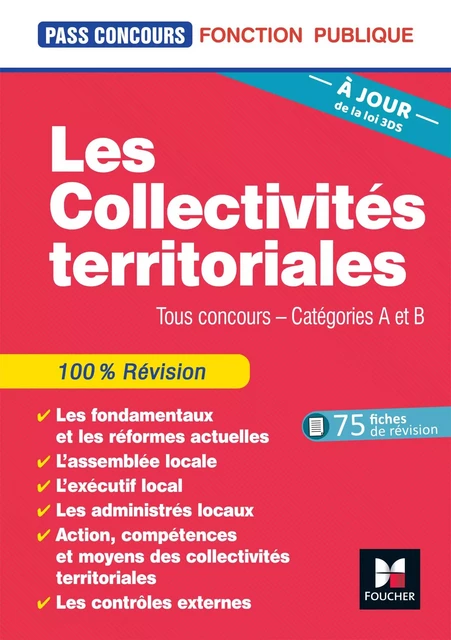 Pass'Concours - Les Collectivités territoriales - 7e édition - Révision - Bernard Poujade - Foucher