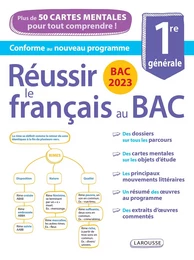 Bac 2023 - Réussir le français au bac, avec des cartes mentales