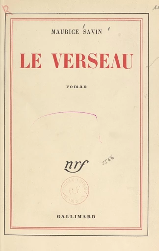 Le Verseau - Maurice M. L. Savin - FeniXX réédition numérique