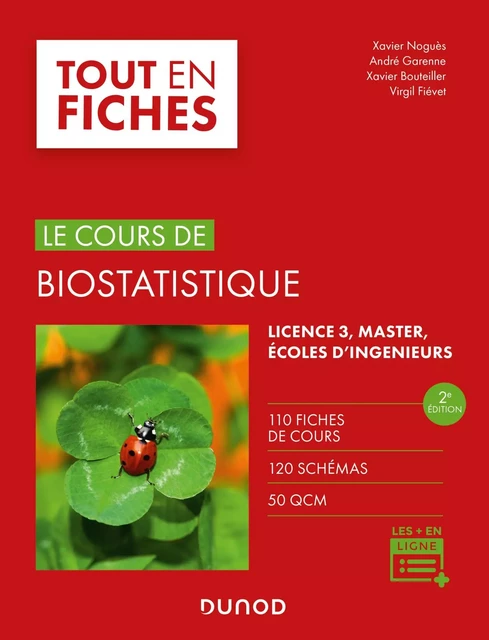 Biostatistique - 2e éd. - Xavier Nogues, André Garenne, Xavier Bouteiller, Virgil Fiévet - Dunod