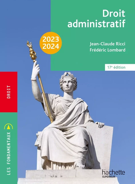 Fondamentaux  - Droit administratif 2023-2024 - Ebook epub - Jean-Claude Ricci, Frédéric Lombard - Hachette Éducation