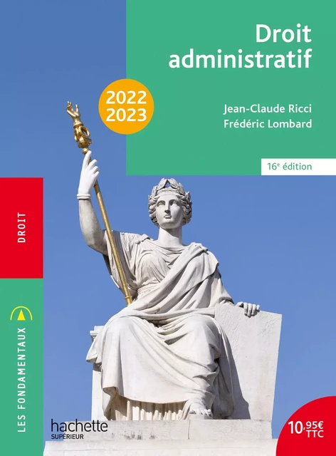 Fondamentaux  - Droit administratif 2022-2023 - Ebook epub - Jean-Claude Ricci, Frédéric Lombard - Hachette Éducation