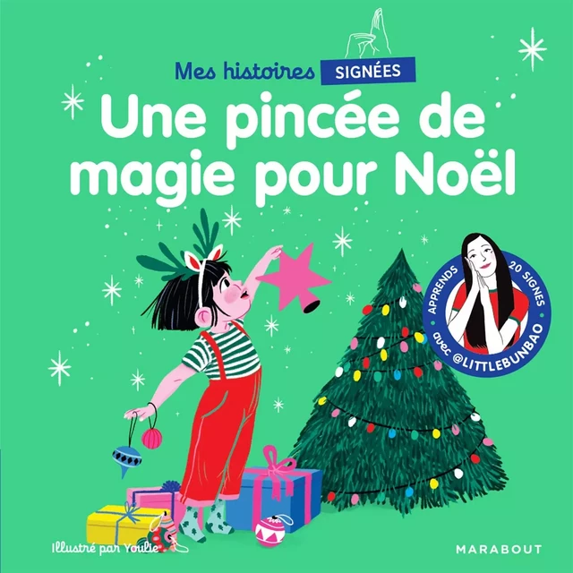 Mes petites histoires signées - Une pincée de magie pour Noël - Marie Cao - Marabout