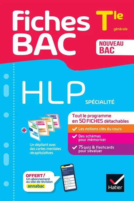 Fiches bac - HLP Tle (spécialité) - Bac 2025 - Fabien Lamouche, Swann Spies, Bérangère Touet - Hatier