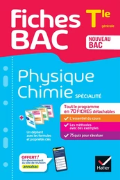 Fiches bac - Physique-Chimie Tle (spécialité) - Bac 2025